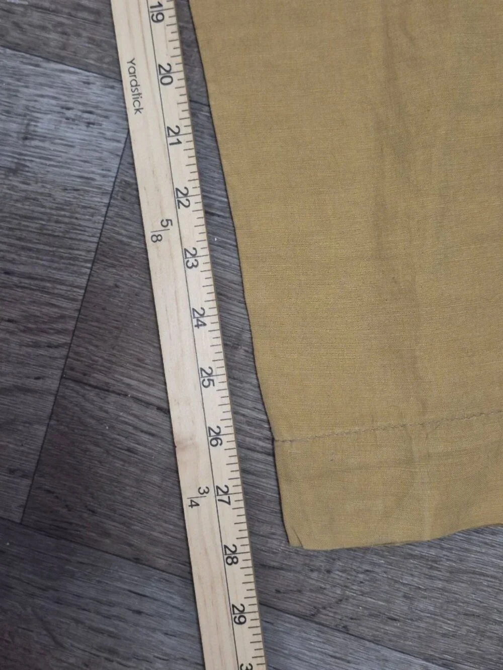 Hickey Freeman Collection Mens Dress Pants 40 Mustard Pleated Wool Silk  Italy